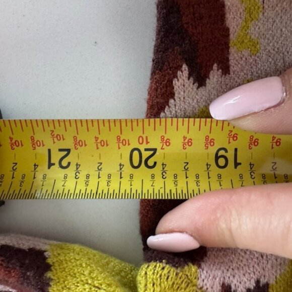 Anthropologie Floral Mock Neck Sweater-S - Reg $128 - Picture 6 of 6